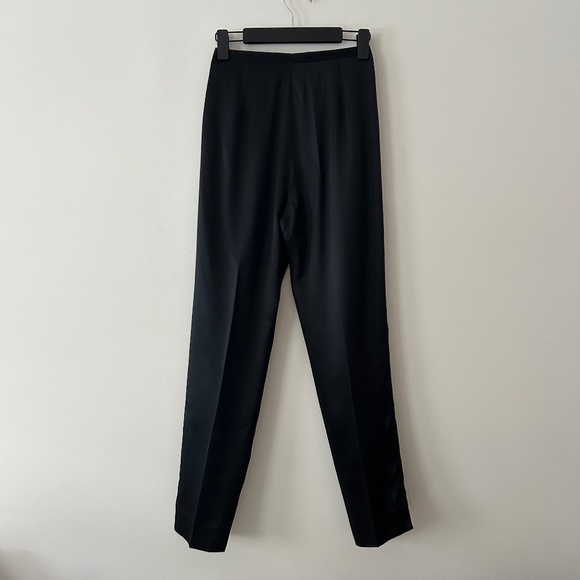Shanghai Tang Black Silk Pants - Picture 2 of 7